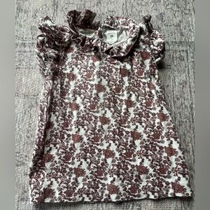 2T Kate Quinn organics ruffle neck sleeveless top